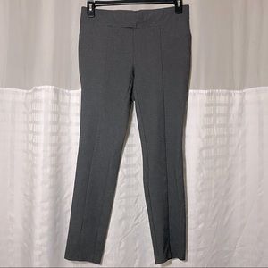 Stretchy Comfy Hilary Radley Women's Slim Leg Pull On Pant Gray Medium